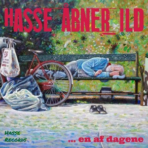 Album cover til albummet "Hasse åbner ild ... en af dagene". Udkommer primo primo 2024.