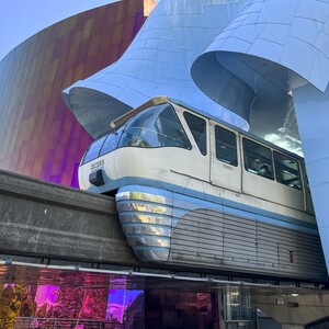 Fotograf: Eva Lundahl. Monorail i Detroit