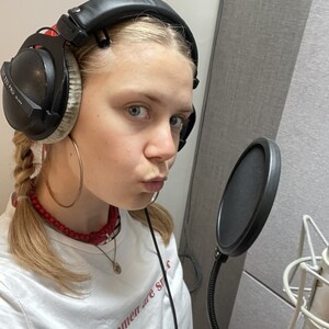 In the studio making new music for you!<3