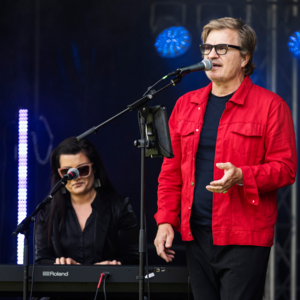Claudia Campagnol og Stig Skovlind - duokoncert på Soul Garden festival (Helsingør) aug. 2023